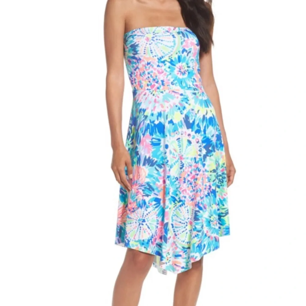 Lilly Pulitzer Loleta Dress Multi Dive In - Picture 3 of 15